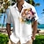 billige Hawaii-skjorte til mænd-Herre Skjorte Dyr Tiger Grafiske tryk Aftæpning Lysegul Sort Hvid Gul Rød udendørs Gade Kort Ærme Trykt mønster Tøj Mode Designer Afslappet Blødt