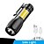 baratos Lanternas e luzes de campismo-lanterna cob recarregável usb led de alta potência de longo alcance mini bolso portátil luz de emergência ao ar livre com clipe de caneta