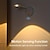 billige sensor nattlys-oppladbar bevegelsessensor led vegglampe trådløs veggmontert nattlys batteridrevet induksjonsvegglampe for galleri trapp gang korridor stue og soverom dekor