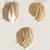 abordables Perruques de déguisement-unisexe cosplay courte perruque de cheveux raides femmes mens cool style moelleux anime con robe de soirée perruques synthétiques lin blond