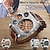 voordelige Quartz-horloges-heren sporthorloge met dubbele tijdzone: multifunctioneel kompas quartz polshorloge voor klassieke stijl