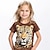 voordelige meisjes 3d t-shirts-Voor meisjes 3D Grafisch dier Luipaard T-shirt Korte mouw 3D-afdrukken Zomer Lente Actief Modieus Streetwear Polyester Kinderen 3-12 jaar Buiten Casual Dagelijks Normale pasvorm