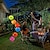 preiswerte Halloween Requisitenbeleuchtung-Halloween-Lichter, Solar-Windspiel, Farbwechsel, Kürbislaterne, Halloween-Dekoration für draußen mit 6 Kürbislichtern, wasserdichte Thanksgiving-Herbstdekoration für Baum, Tür, Fenster, Party, Gartendekoration