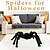 cheap Halloween Decoration-Halloween Decoration Giant Spider, Outdoor Halloween Spider Decorations, Black Soft Hairy Scary Spider Realistic Large Spider Props for Home, Yard, Party Creepy Halloween Decor
