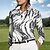 baratos Roupas de golfe feminino-Mulheres Camisa polo de caminhada Violeta Cáqui Manga Longa Proteção Solar Blusas Gráfico Outono Inverno Roupas femininas de golfe, roupas, roupas, roupas