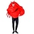 ieftine Costume de cuplu și grup-cupluri crab rege costume amuzante grup de halloween costume cupluri bărbați femei film cosplay costume cosplay tricou roșu / onesie mascarada de carnaval de halloween