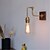 preiswerte LED Wandleuchten-Lightinthebox Vintage-Wandleuchten, Holz-Wandleuchte, E27, Schlafzimmer, Nachttischlampen, verstellbare Messinghalterung, Innen- und Wohnzimmer, Wandwaschleuchten, 110–240 V