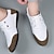 baratos Sapatos Oxford para Homem-Homens Oxfords Sapatos casuais masculinos Sapatos de couro Sapatos Confortáveis Casual Diário Pele Respirável Confortável Antiderrapante Mocassim Preto Branco Verão