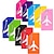 Недорогие камера хранения багажа и путешествий-1 багажная бирка для сумки, багажные бирки для чемоданов, гибкие и яркие силиконовые бирки для чемоданов для путешествий, включая визитные карточки с частичным конфиденциальным покрытием (9 цветов на выбор)