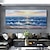 halpa Maisemataulut-käsintehty öljymaalaus kangas seinätaide koristelu abstrakti merimaisemamaalaus värikäs merenranta auringonlasku kodin sisustukseen rullattu kehyksetön venyttämätön maalaus