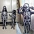 cheap Carnival Costumes-Skeleton / Skull Cosplay Costume Party Costume Masquerade Kid&#039;s Boys Girls&#039; Outfits Cosplay Performance Party Halloween Halloween Masquerade Mardi Gras Easy Halloween Costumes