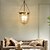 cheap Pendant Lights-Pendant Light Fixtures  Retro Gold Black Copper 3 Light Hanging Light Industrial Style Transparent Glass lampshade Chandelier Ceiling Lighting for Living Room Study Office Lighting Fixture 110-240V