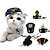 cheap Costumes-Dog Cat Bandanas &amp; Hats Cosplay Halloween Outfit Cosplay Funny Winter Soft Washable Comfortable Halloween Outdoor Halloween Casual Daily Dog Clothing for Bichon Frise Pomeranian Baby Pet Papillon