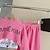 Χαμηλού Κόστους Σετ-3 τεμάχια ροζ σετ παιδικά κοριτσίστικα γράμματα με κεντητό κουκούλα &amp; παντελόνι σετ μακρυμάνικο μόδας εξωτερικού χώρου 3-7 ετών ανοιξιάτικο ροζ γκρι