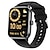 preiswerte Smartwatch-Imosi QS11 Smartwatches, Bluetooth-Anruf, 1,91 Zoll, Musik, wasserdicht, Herzfrequenzmesser, Sportuhren, Körpertemperatur, für Männer und Frauen