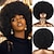 ieftine Peruci Costum-peruci afro scurte anii 70 pentru femei negre perucă afro scurtă neagră sintetică mare anii 70 8 inch perucă afro anii 60 pentru femei peruci de petrecere cosplay de Halloween cu aspect natural și