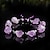 cheap Wearable Accessories-Natural Amethyst Original Stone Diy Bracelet Amethyst Cluster Shaped Bracelet Simple Jewelry Amethyst Obsidian Bracelet