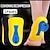 ieftine Branț &amp; Inserații-Jumătate branțuri ortopedice pentru bărbați femei pinteni călcâi pernă durere masaj pentru picioare branț de îngrijire latex talpă moale pantofi de alergare