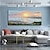 cheap Landscape Paintings-Oil Painting Handmade Hand Painted Wall Art Modern Abstract Sunrise Seascape Home Decoration Decor Rolled Canvas No Frame Unstretched