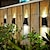 billiga Utomhuslampetter-2st solenergi väggljus upp och ner ljus utomhus trädgård ljus vattentätt staket ljus trädgård steg uteplats veranda dekoration