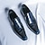ieftine Saboți și Mocasini Bărbați-Bărbați Mocasini &amp; Balerini Pantofi rochie Mocasini de îmbrăcăminte Pantofi de stil britanic Casual Englezesc Nuntă Petrecere și seară Piele Originală Loafer Negru Albastru Trifoi Primăvară Toamnă