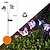 tanie Światła ścieżki i latarnie-motylkowe lampy solarne rbg zmieniające kolor motylkowe lampy huśtawkowe dekoracyjne oświetlenie na domowe przyjęcia świąteczne stosowane na przejściach na dziedzińcu i tarasie