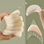 abordables Plantillas-5 pares de esponja para el antepié para mujer, inserto para el dedo del pie, cojín para la mitad del antepié, zapatos grandes antidolor, ajuste de los zapatos de relleno superior largo delantero del