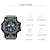 cheap Digital Watches-Men Digital Watch Large Dial Outdoor Sports Fashion Luminous Calendar Waterproof Silicone Watch