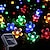 זול חוט נורות לד-פרח שמש אורות פיות סאקורה חיצוני עמיד למים אורות גן קמפינג חידוש חצר אורות מחרוזת לחג המולד בית קפה גן חצר אחורית מרפסת קישוט מרפסת