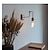 economico Lampade LED da parete-Lightinthebox applique vintage lampada da parete in legno e27 lampade da comodino camera da letto supporto in ottone regolabile luci da parete per soggiorno interno 110-240v