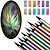 billiga måleri, teckning och konsttillbehör-18 färger metalliska pennor färgpennor ritning färgpennor konsttillbehör