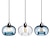 Недорогие Островные огни-подвесные светильники из дутого стекла, кухонные островные светильники, прозрачный пузырьковый матовый никель, диаметр 9 дюймов, 110–240 В