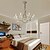 cheap Candle-Style Design-Modern Clear Crystal Chandelier Adjustable 1/6/8 Lights Crystal Glass Flush Mount Hanging Ceiling Pendant Light Classic Candle Style Lighting Fixture E12/E14 for Bedroom Living Room Hallway Entry 110-240V