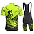 cheap Men&#039;s Clothing Sets-21Grams Men&#039;s Cycling Jersey with Bib Shorts Short Sleeve Mountain Bike MTB Road Bike Cycling Yellow Red Blue Graphic Bike Quick Dry Moisture Wicking Spandex Sports Graphic Clothing Apparel