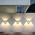 Недорогие наружные настенные светильники-светодиодные настенные бра вверх вниз водонепроницаемый ip65 светодиодный настенный светильник художественный декор светодиодный настенный светильник для помещений на открытом воздухе для спальни