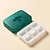 halpa Kotin terveydenhuolto-6-ruudukkoinen matkapillereiden järjestäjä, kosteudenkestävä pieni pillerirasia, päivittäinen pillerikotelo, kannettava lääkevitamiinipidikesäiliö