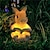 cheap Sculpture &amp; Landscape Lights-Solar Animal Lamp Outdoor Bunny Garden Waterproof Lamp Resin Handicraft Landscape