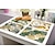 halpa Placemats ja lasinaluset ja triivet-vihreät pöytämatot lämmönkestävä maalaistalo pöytä ruokapöytä matto tahraa hylkivä pöytämatto, matto hääkeittiön ruokapöydän koristelu sisälle
