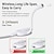 cheap Reading Lights-Mini Table Lamp Storage Clip USB Charging 3-color Temperature Stepless Dimming Lamp LED Mini Book Clip Night Light 3W