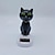 preiswerte Anhänger &amp; Ornamente fürs Auto-Neue Solar Schaukel Puppe Auto Zubehör Kreative Cartoon Katze Auto Ornament Geschenk Kinder Spielzeug