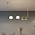 billige Pendellys-led pendel 4 hoder kuleformet glass skjerm liner globle design moderne nordisk stue spisestue lys innendørs dekorasjon tak hengende belysning 110-240v