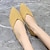 זול נעלים שטוחות לנשים-בגדי ריקוד נשים שטוחות החלקות לבש נעליים בלרינה מידות גדולות יומי הליכה צבע אחיד קיץ שטוח בוהן מחודדת יום יומי נוחות מִעוּטָנוּת סטן לואפר צבע קרם שחור צהוב