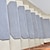 billige trappetæpper-trappemåtte tæppe bomuldsfløjl massivt træ marmor fliser skridsikker måtte limfri selvklæbende selvgrundende gulvmåtte trappemåtte