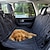 abordables Rangements pour voiture-Transporteurs de chien étanche arrière dos animal de compagnie chien housse de siège de voiture tapis hamac protecteur et accessoires de voyage tapis de coffre transporteur d&#039;animaux