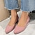 cheap Women&#039;s Flats-Women&#039;s Wedge Sandals Wedge Heels Jellies Shoes Outdoor Daily Solid Color Plaid Summer Wedge Heel Pointed Toe Elegant Casual Minimalism PVC Loafer Black Pink Blue