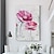 abordables Peintures fleurs/botaniques-Peint à la main peint à la main peinture à l&#039;huile mur art abstrait grandes peintures de fleurs décoration de la maison décor toile roulée pas de cadre non étiré