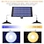 cheap Outdoor Wall Lights-Solar Pendant Light Outdoor Waterproof LED Lamp Chandelier Decorations with  for Indoor Shed Barn Room