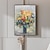 levne Květinové či botanické obrazy-ručně vyráběná ručně malovaná olejomalba na zeď moderní abstraktní květina strom nástěnná malba na plátno domácí dekorace výzdoba rolované plátno bez rámu nenatažené