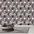 abordables Autocollants muraux-6 pièces/ensemble autocollant mural motif mosaïque vintage panneau arrière de cuisine étanche résistant à la chaleur autocollant mural auto-adhésif autocollant de carreaux de vinyle papier peint