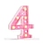 ieftine Lumini decorative-lumini cu litere cu led se aprind litere roz litere sclipici alfabet semn de litere alimentat cu baterie pentru lumina de noapte petrecere de aniversare nunta cadouri fete bar de casa decoratiuni de